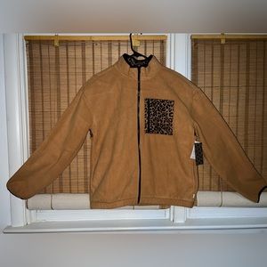 Vans Women’s Leopard Print Fleece Jacket